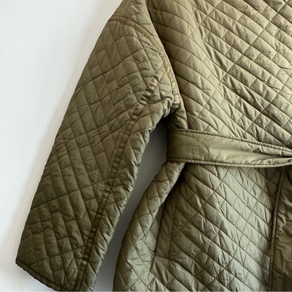 FRAME Quilted Drape Neck Coat/Jacket - Picture 8 of 13